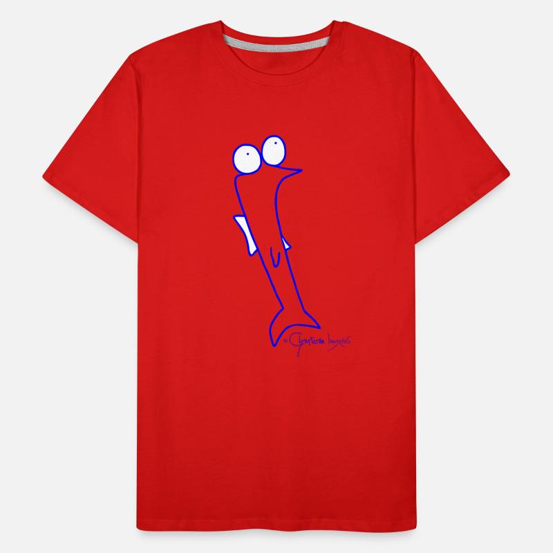 Plötzfisch - Piscis Rutilus Männer Premium Bio T-Shirt