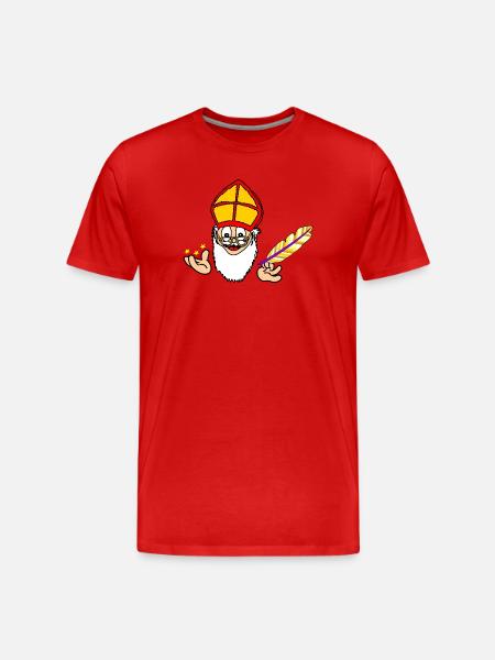 Weihnachtsmann - Männer Premium Bio T-Shirt - Rot