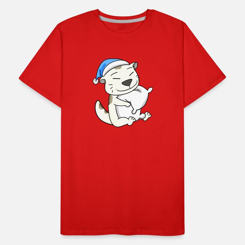 Chat race devon rex T-shirt bio Premium Homme