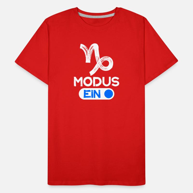 Tierkreis Steinbock Esoterik Statement Astronomie Männer Premium Bio T-Shirt