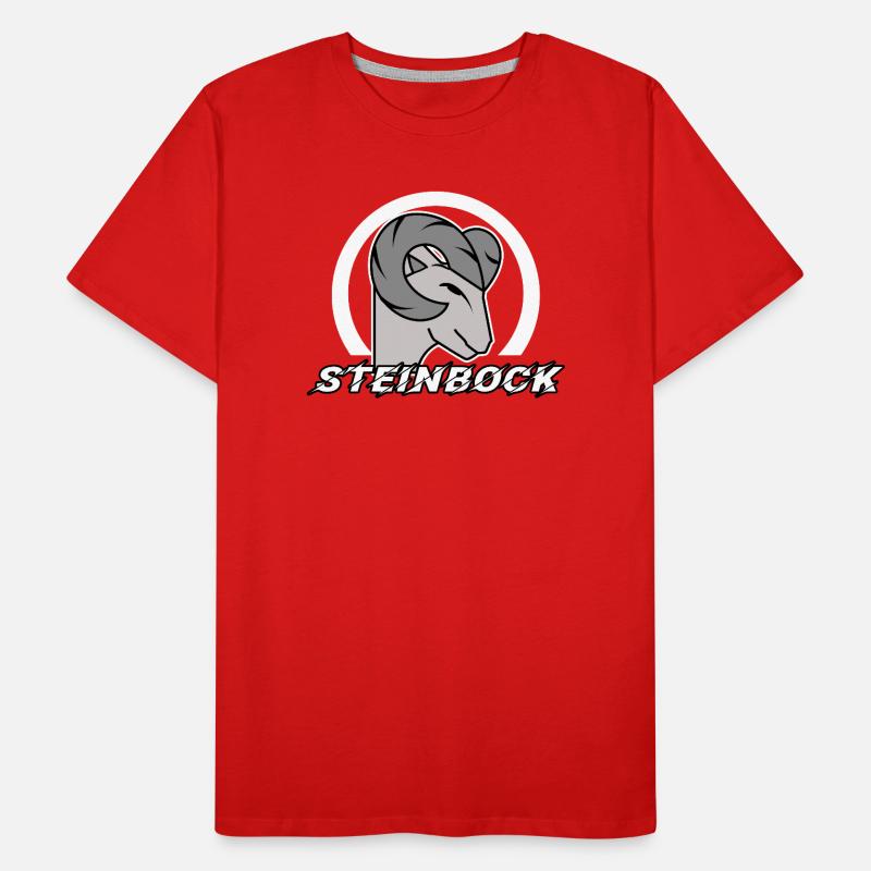Himmel Astrologie Horoskop Steinbock Sternzeichen Männer Premium Bio T-Shirt