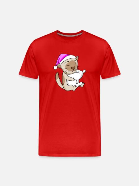 Cat Cat Breed Burmese Cat - Men's Premium Organic T-Shirt - red