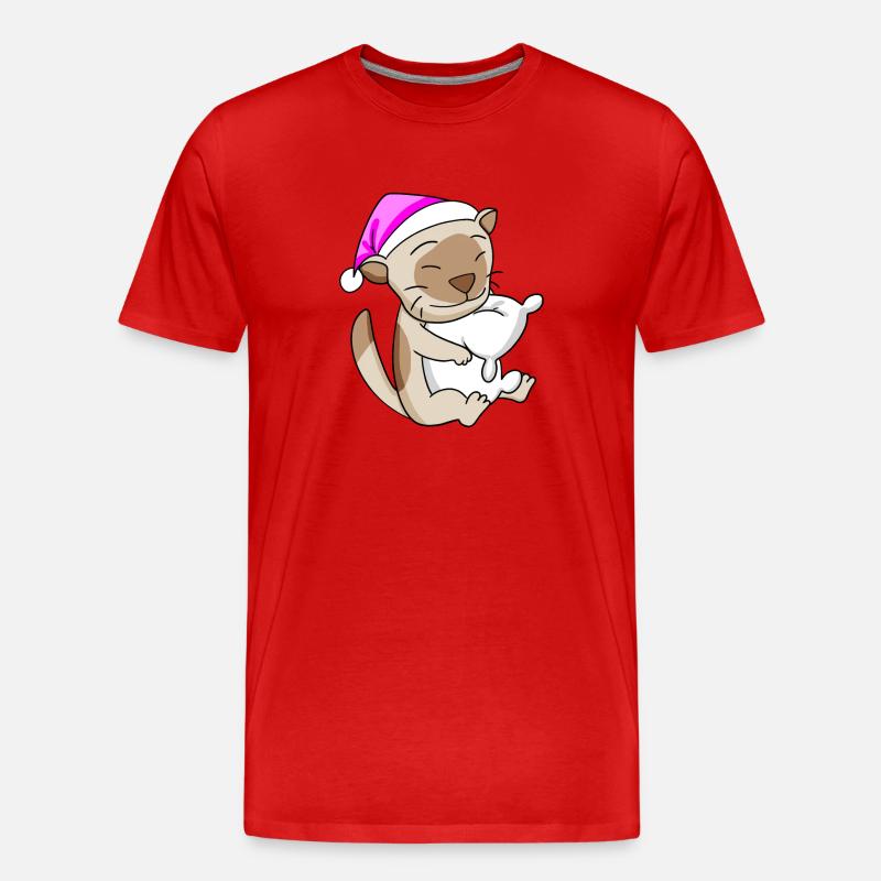 Katze Katzenrasse Burma-Katze - Männer Premium Bio T-Shirt - Rot
