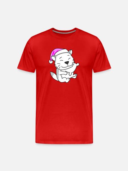 Chat race Burmilla - T-shirt bio Premium Homme - rouge
