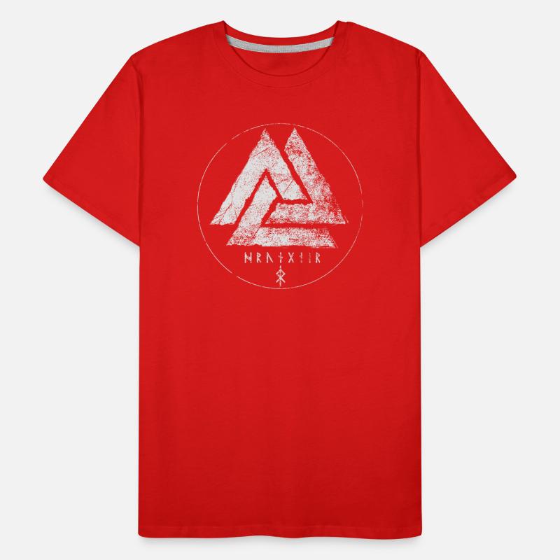 Valknut Symbol Männer Premium Bio T-Shirt