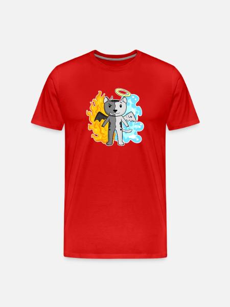 Chat race Burmilla - T-shirt bio Premium Homme - rouge