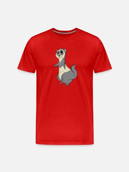 Furet - T-shirt bio Premium Homme - rouge