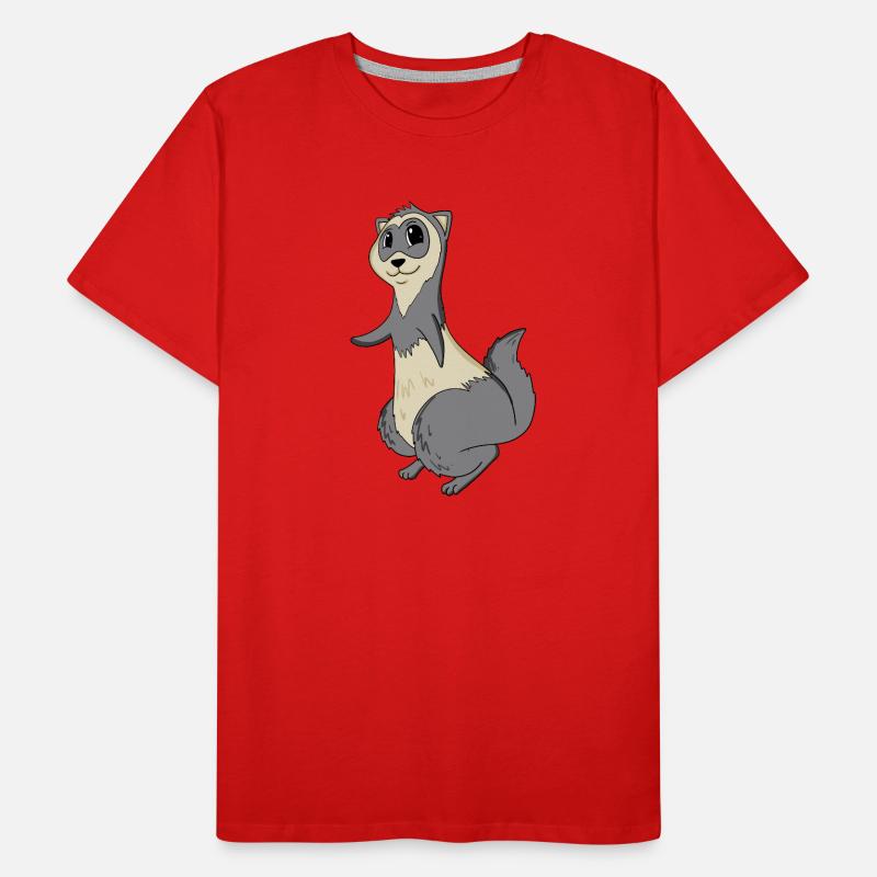 Frettchen Männer Premium Bio T-Shirt