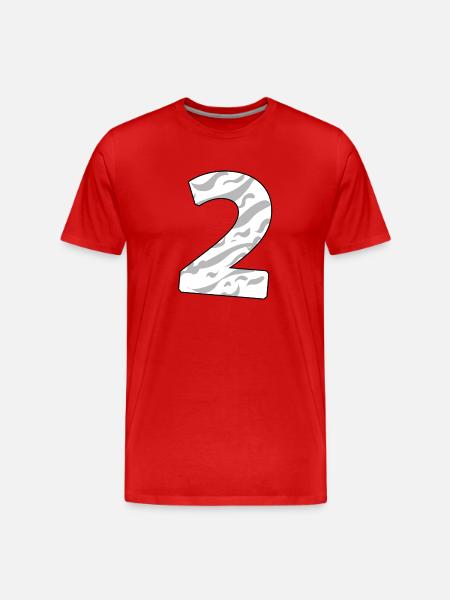 2 - T-shirt bio Premium Homme - rouge