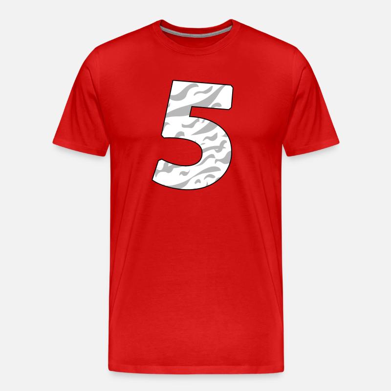 5 - Men's Premium Organic T-Shirt - red