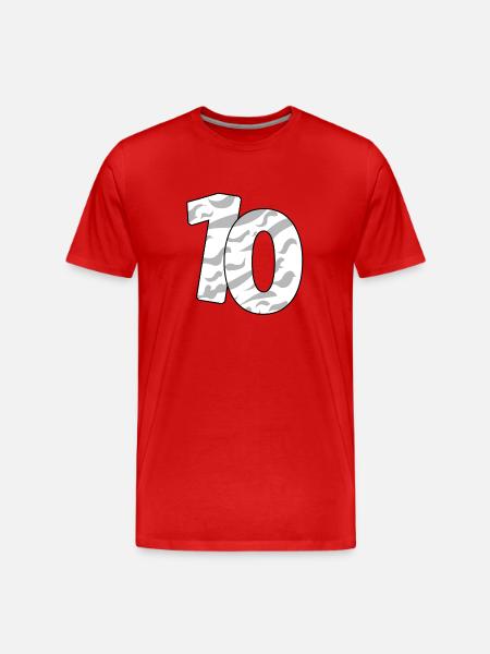 10 - Men's Premium Organic T-Shirt - red
