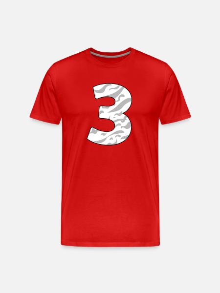 3 - T-shirt bio Premium Homme - rouge