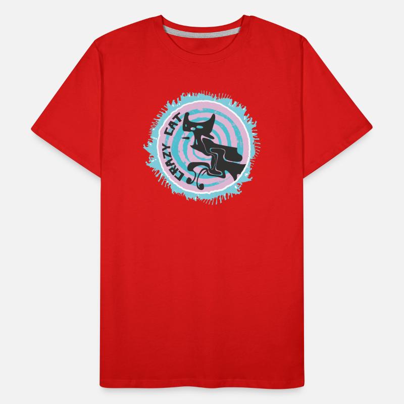 Unusual cat design Men's Premium Organic T-Shirt