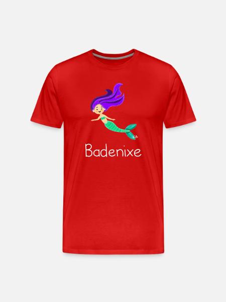 Badenixe - Männer Premium Bio T-Shirt - Rot