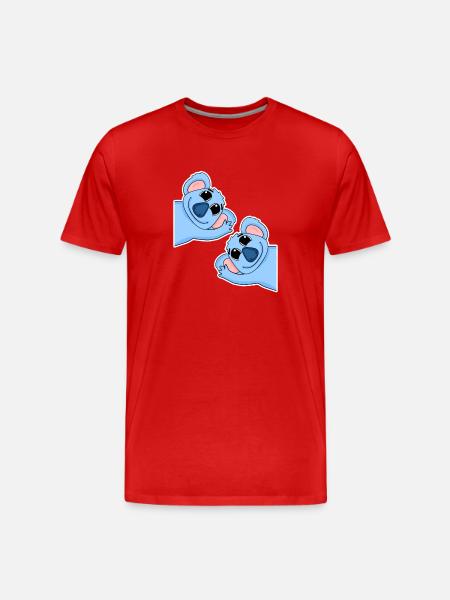 Koala Koalas - T-shirt bio Premium Homme - rouge