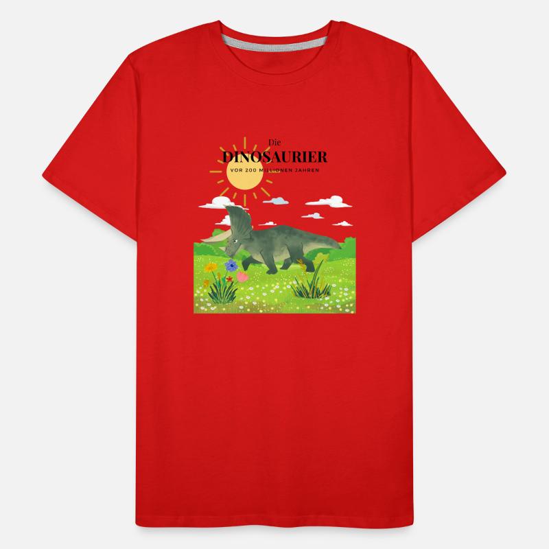 Dinosaurier ART Männer Premium Bio T-Shirt