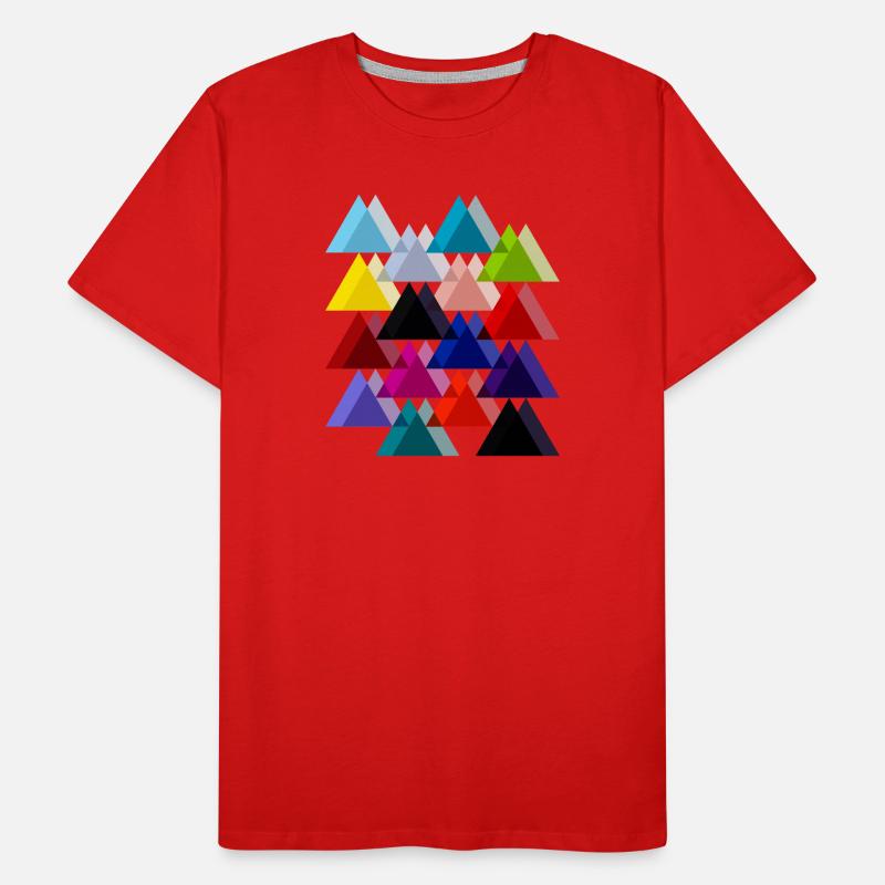 Double triangles Men's Premium Organic T-Shirt