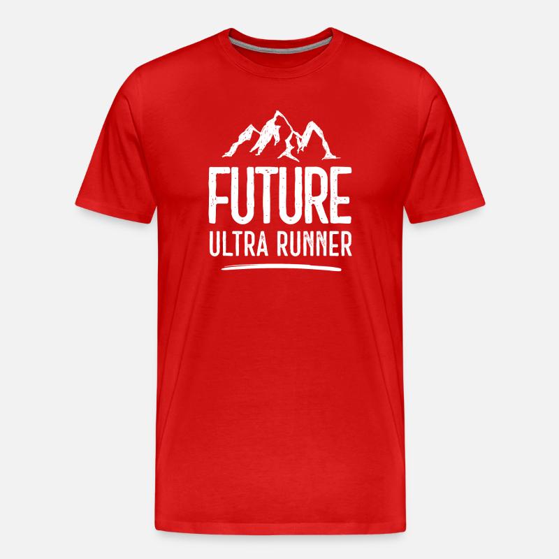 Future Ultra Runner - Männer Premium Bio T-Shirt - Rot