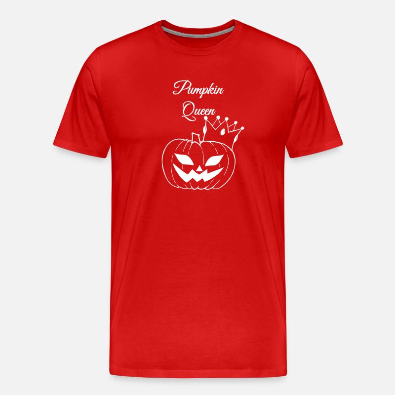 Pumpkin Queen - Männer Premium Bio T-Shirt - Rot