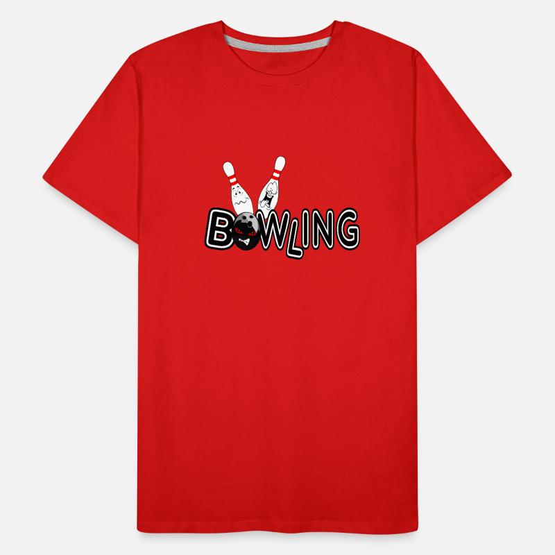 Bowling Men's Premium Organic T-Shirt
