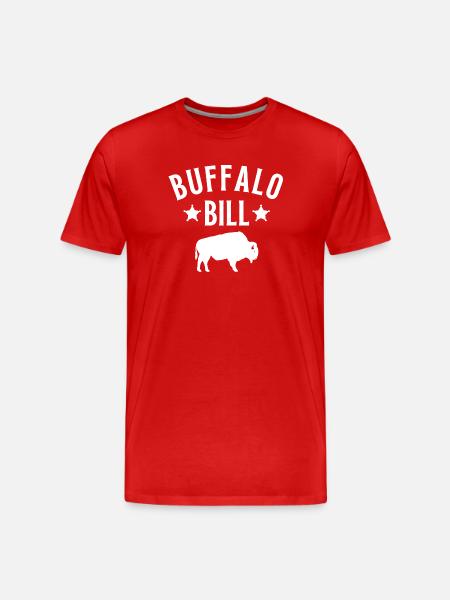 Buffalo bill, western, country, bison - Men's Premium Organic T-Shirt - red