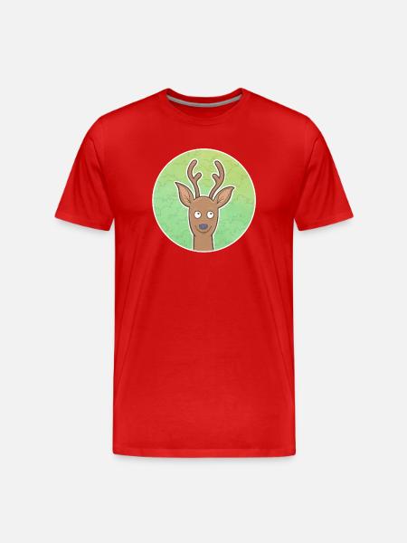 Chevreuil - T-shirt bio Premium Homme - rouge