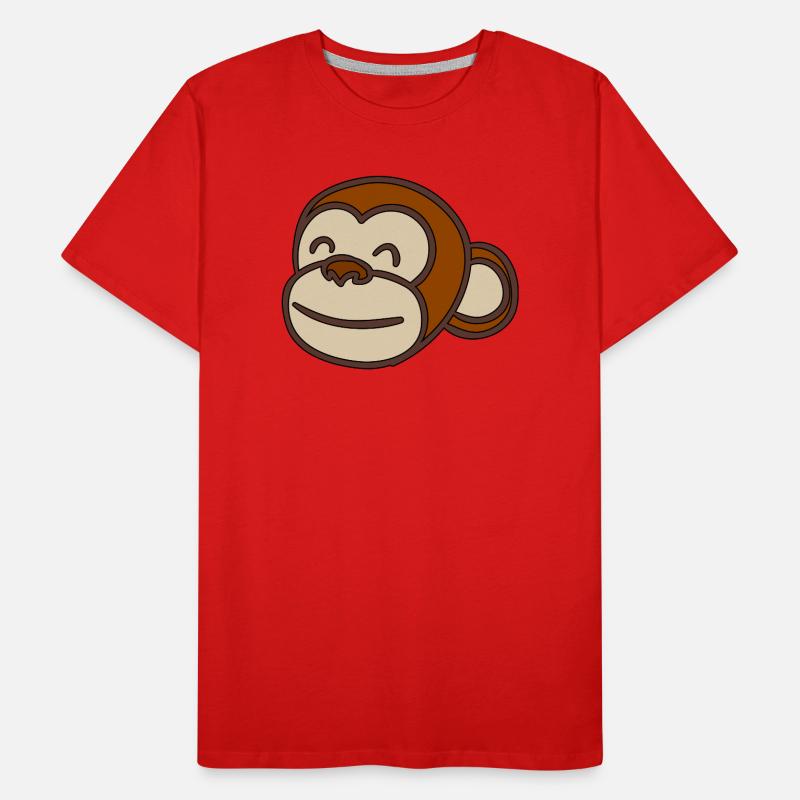 Tête de singe T-shirt bio Premium Homme