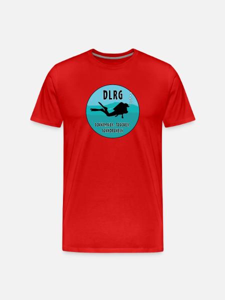 DLRG - Männer Premium Bio T-Shirt - Rot