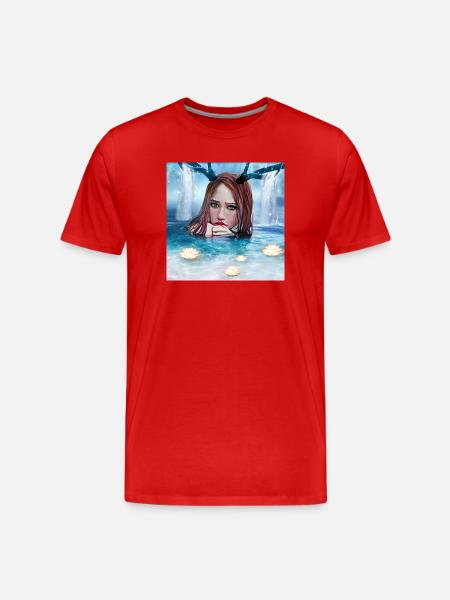 Nymph - Men's Premium Organic T-Shirt - red