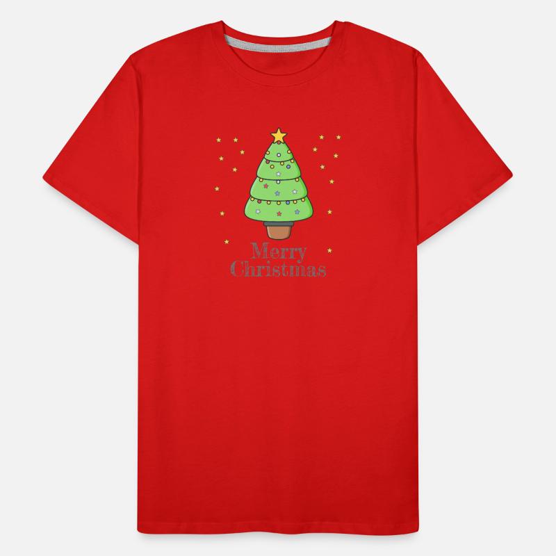 Frohe Weihnachten Männer Premium Bio T-Shirt