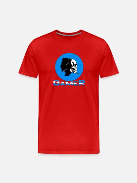 Gamer - T-shirt bio Premium Homme - rouge