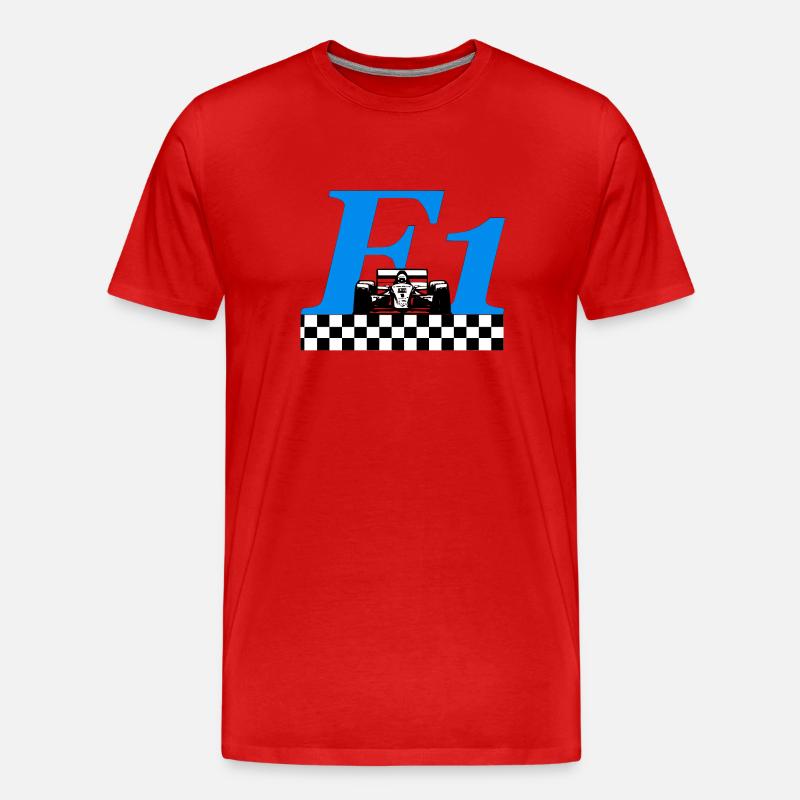 Grand Prix - Männer Premium Bio T-Shirt - Rot
