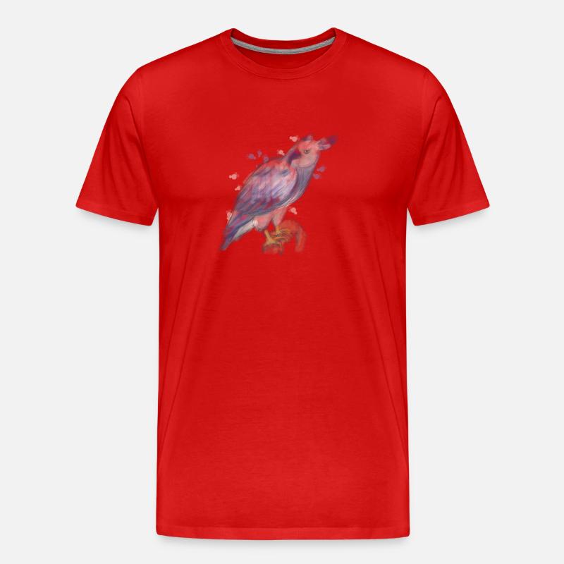 Harpyie - Männer Premium Bio T-Shirt - Rot