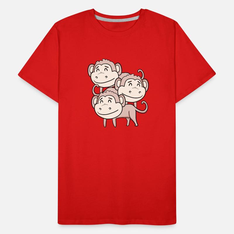 Singes mignons - Singe T-shirt bio Premium Homme