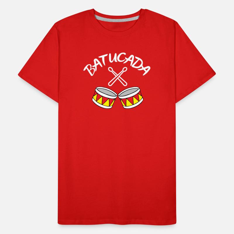 batucada, percussion, drum Men's Premium Organic T-Shirt
