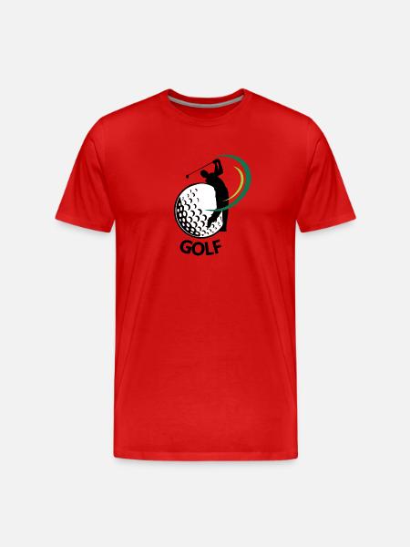 Golf - T-shirt bio Premium Homme - rouge