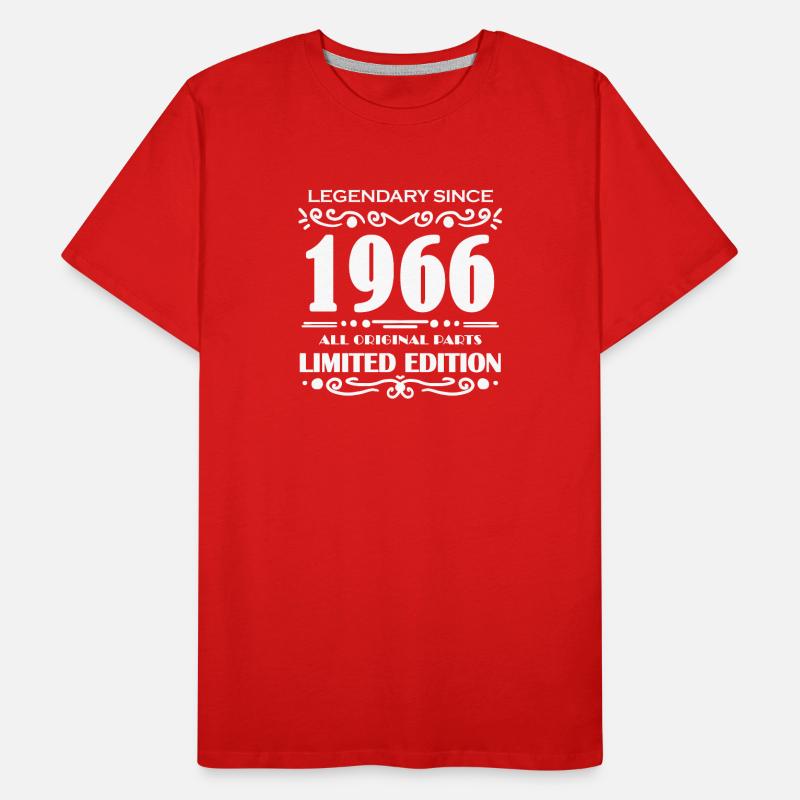 1966 - Born 1966 Men's Premium Organic T-Shirt