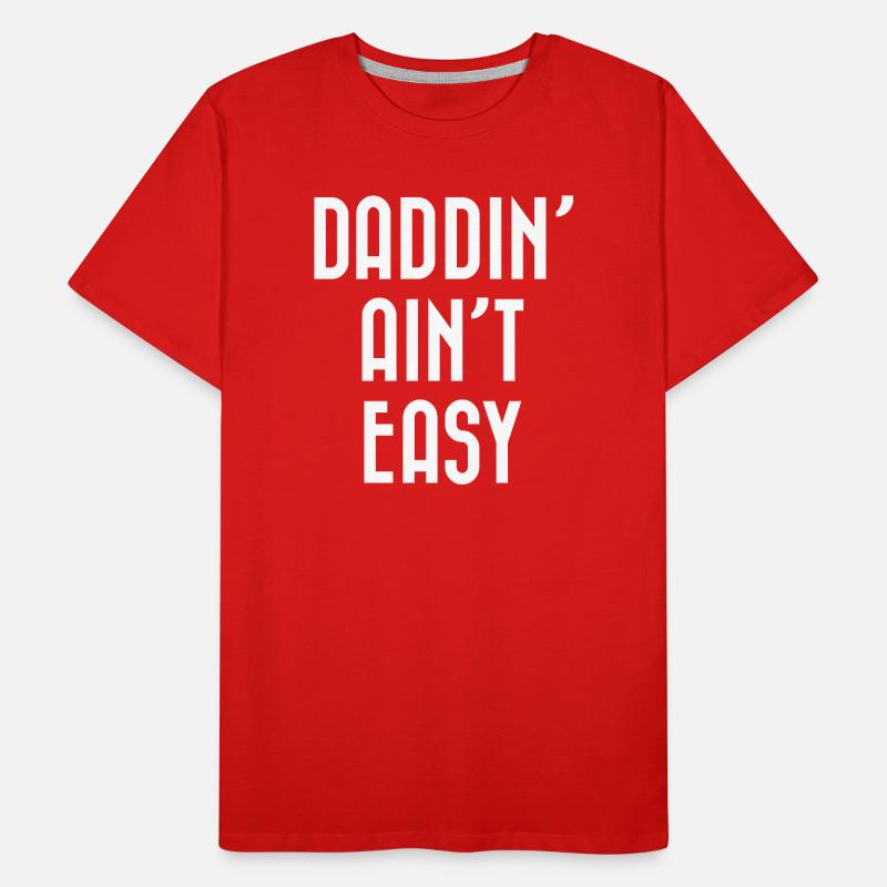 Papa ist nicht einfach Männer Premium Bio T-Shirt