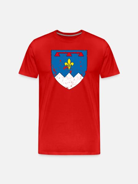 Alpes-de-Haute-Provence - Men's Premium Organic T-Shirt - red
