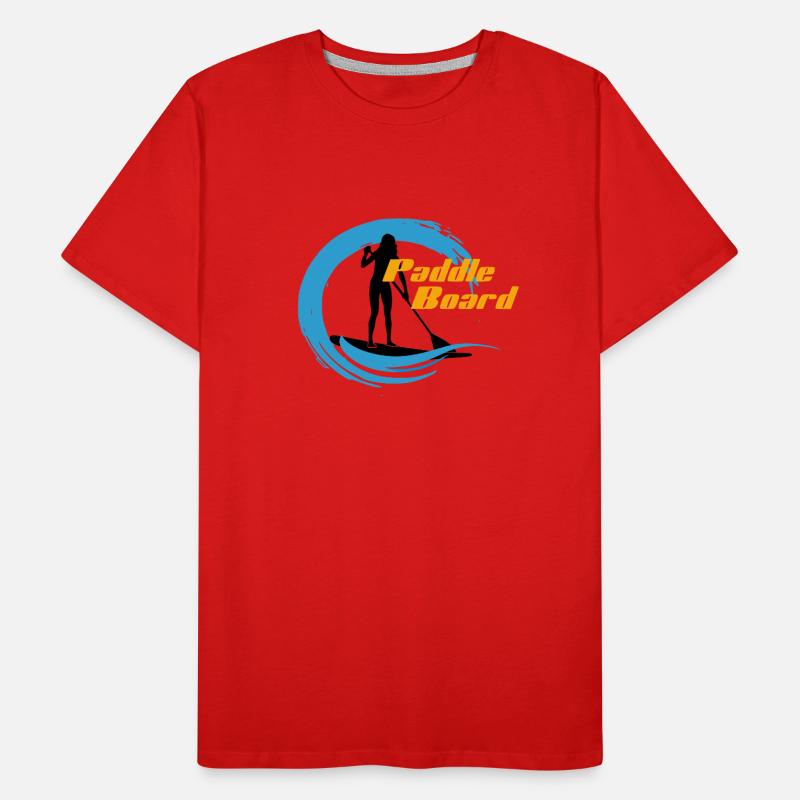 Paddel Männer Premium Bio T-Shirt