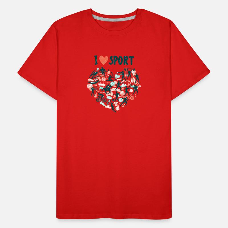 Sport Männer Premium Bio T-Shirt