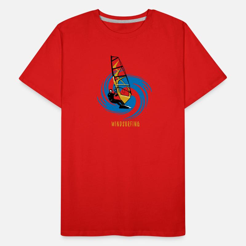 Windsurfing T-shirt bio Premium Homme