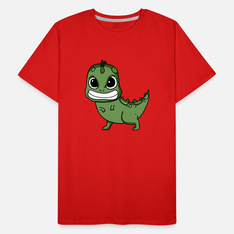 Angry Dinosaur Men's Premium Organic T-Shirt