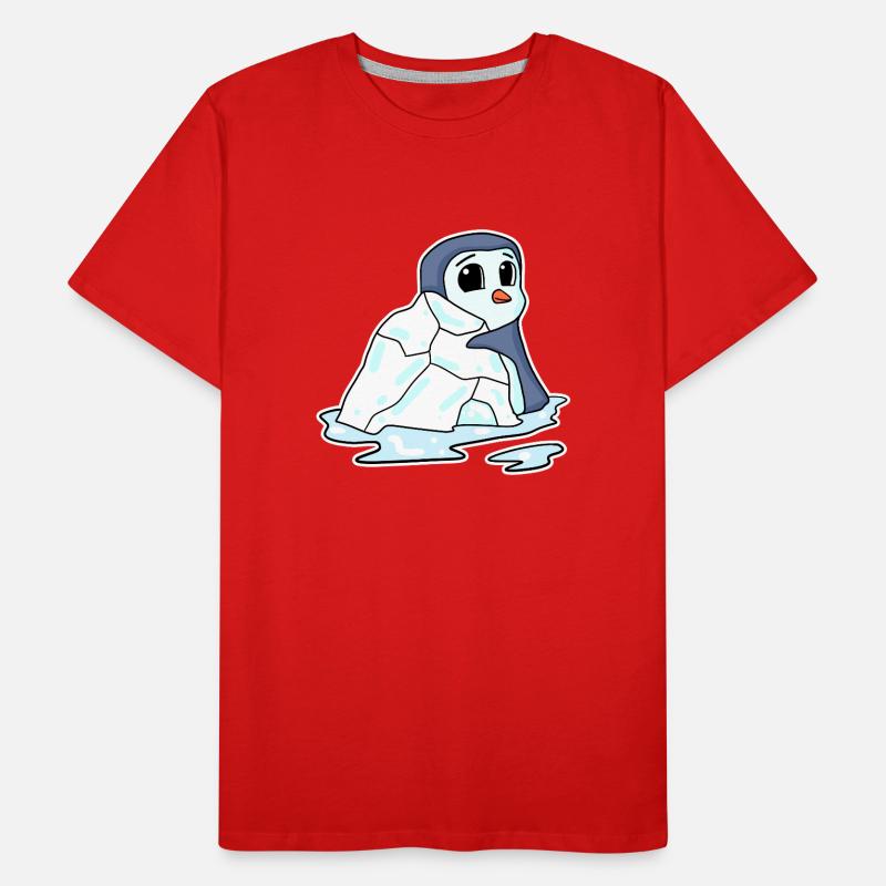 Manchots Manchots Oiseaux de mer Oiseaux de mer T-shirt bio Premium Homme