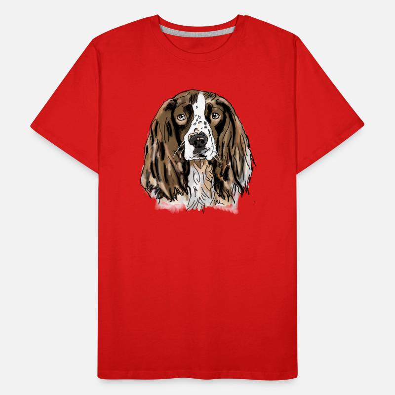 Spaniel Männer Premium Bio T-Shirt