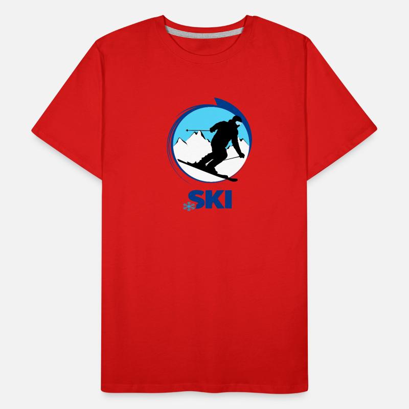 Ski T-shirt bio Premium Homme