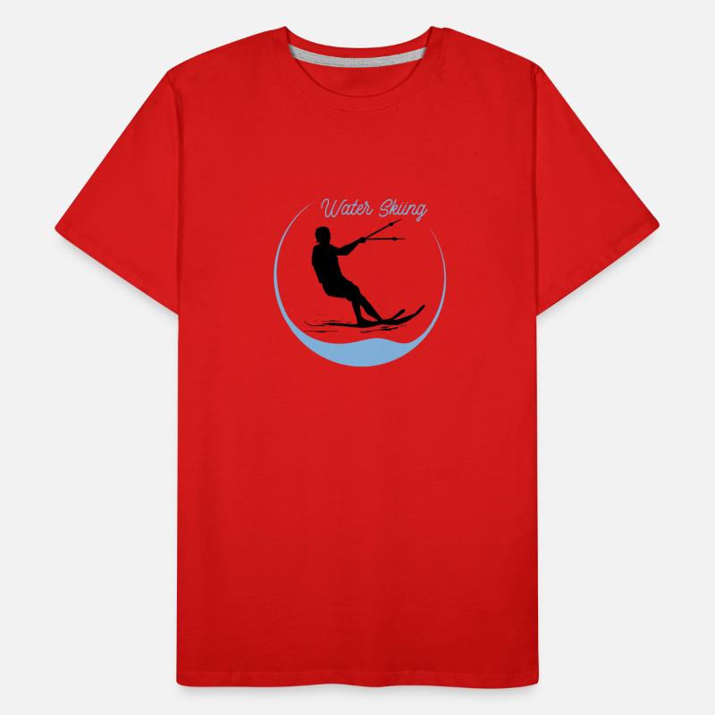 Water skiing Men's Premium Organic T-Shirt