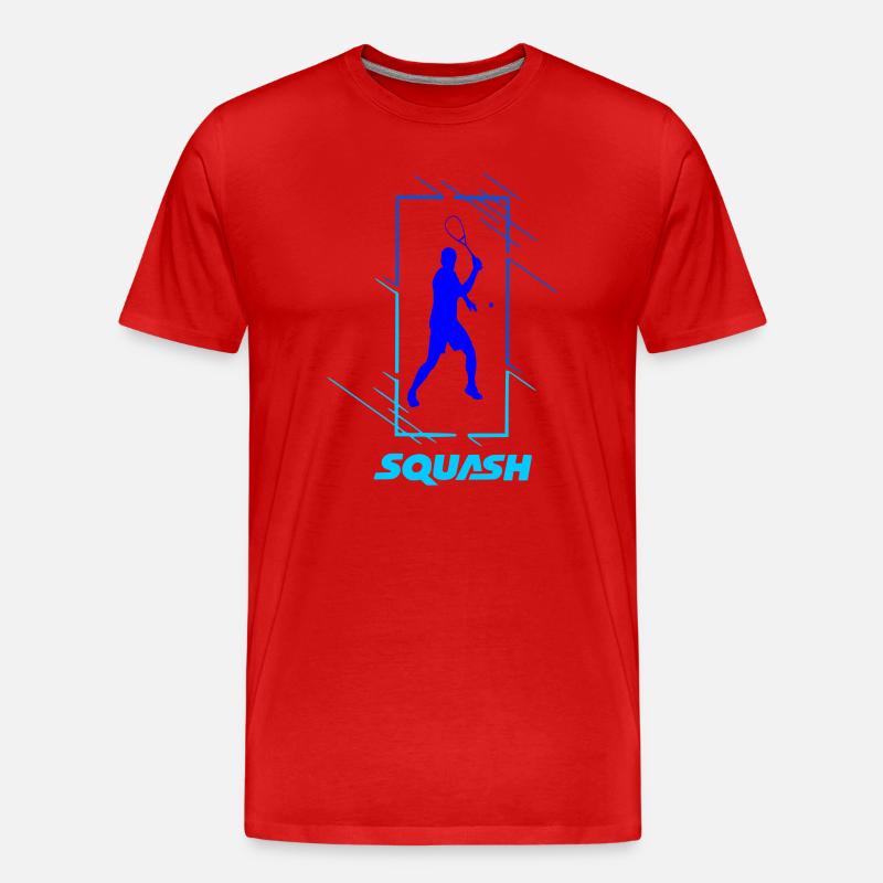 Quetschen - Männer Premium Bio T-Shirt - Rot