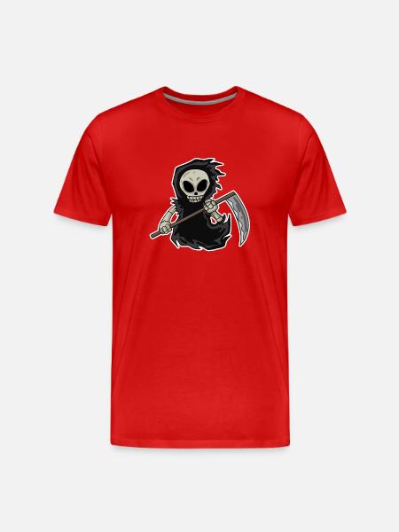 Faucheuse avec faux - T-shirt bio Premium Homme - rouge
