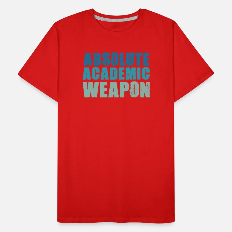 Students Absolute Academic Weapon Men's Premium Organic T-Shirt